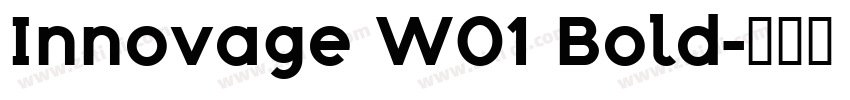 Innovage W01 Bold字体转换
